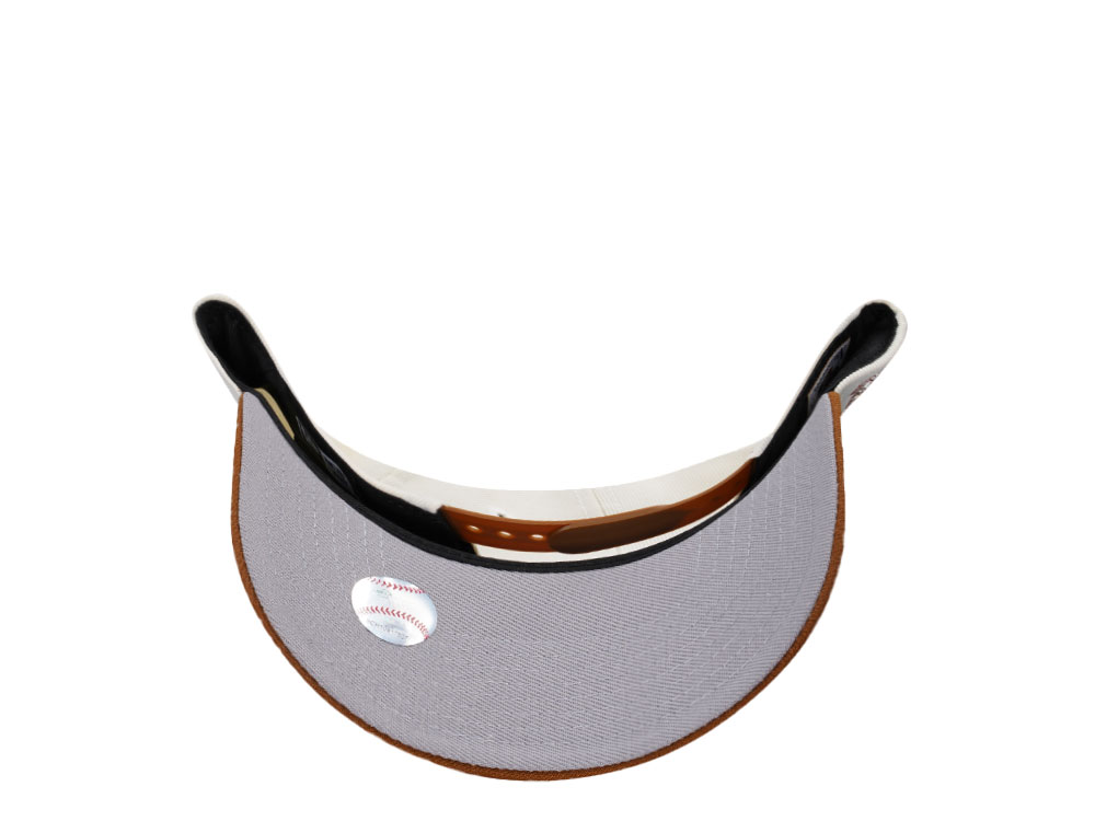 New Era San Diego Padres Chrome Copper Two Tone 9Forty A Frame Snapback Casquette