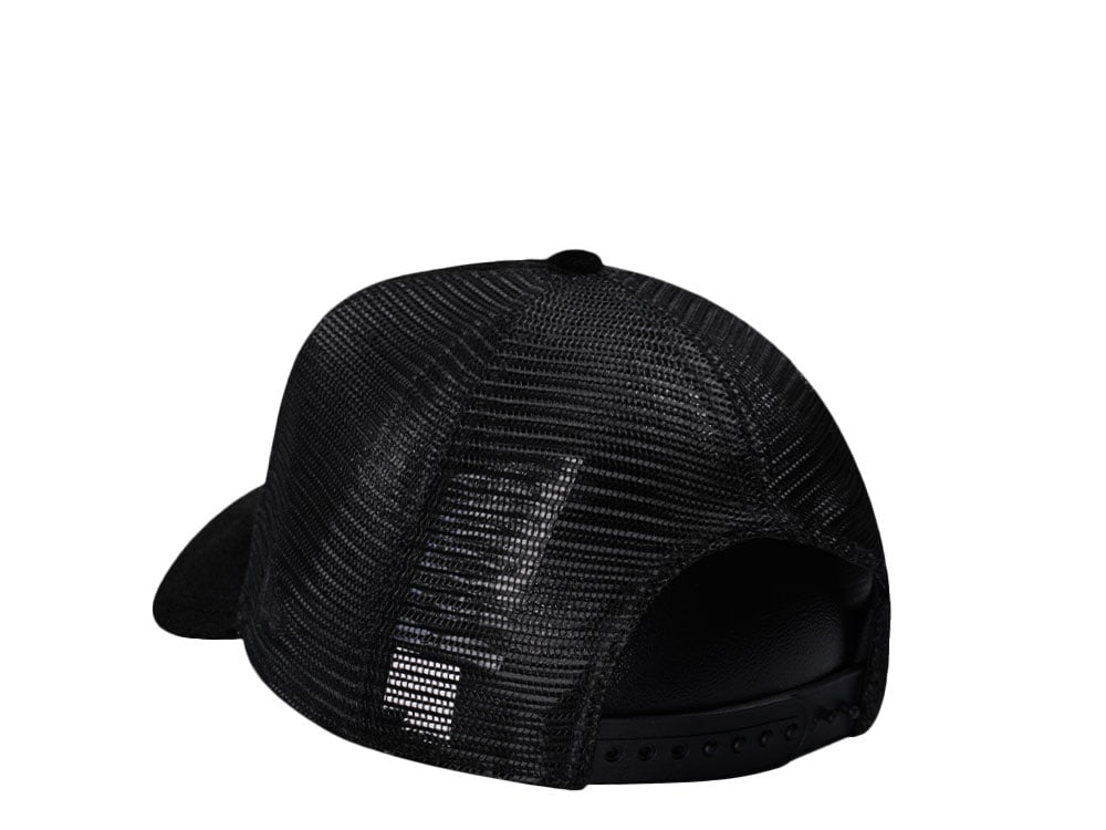 New Era Los Angeles Lakers 75th Anniversary Black Velvet 9Forty A Frame Trucker Snapback Casquette