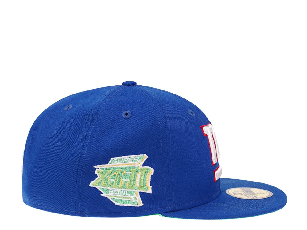 New Era New York Giants Citruspop Patch Super Bowl XLII 59fifty Fitted Casquette
