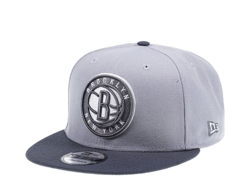 New Era Brooklyn Nets Graphite Heather Edition 9Fifty Snapback Casquette