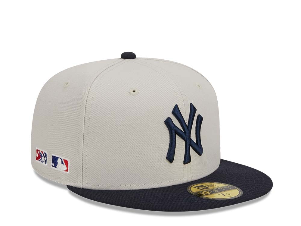 New Era New York Yankees Farm Team Stone Throwback Two Tone Edition 59Fifty Fitted Casquette