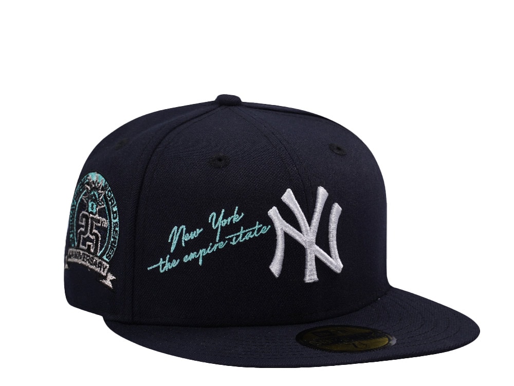 New Era New York Yankees 25th Anniversary Navy Prime Edition 59Fifty Fitted Casquette