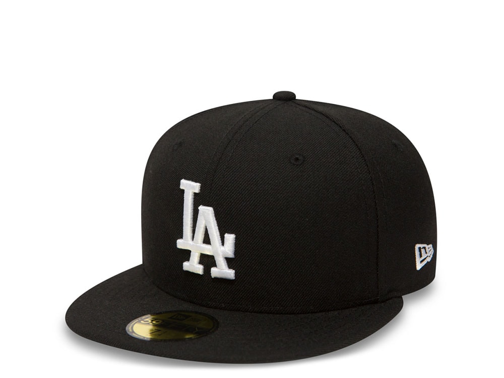 New Era Los Angeles Dodgers Plain Black Prime Edition 59Fifty Fitted Casquette