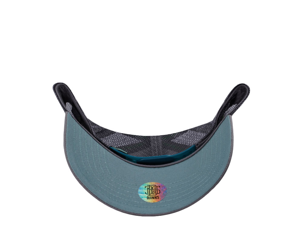 Djinns Live Slow Die Old Sloth Coastal Trucker Snapback Casquette