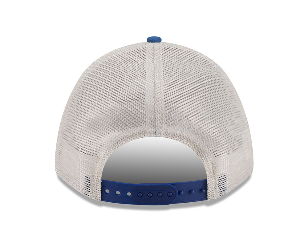 New Era Los Angeles Dodgers Frayed Patch Stone Two Tone Edition 9Forty M Crown A Frame Trucker Snapback Casquette