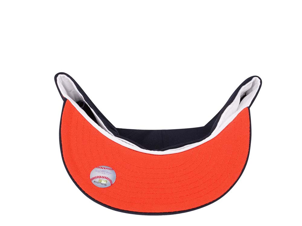 New Era San Diego Padres 50th Anniversary Navy Orange Pop Edition 59Fifty Fitted Casquette