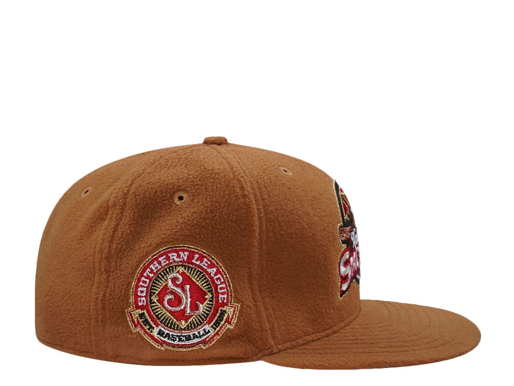 New Era Knoxville Smokies Southern League Fleece Brown Prime Edition 59Fifty Fitted Casquette