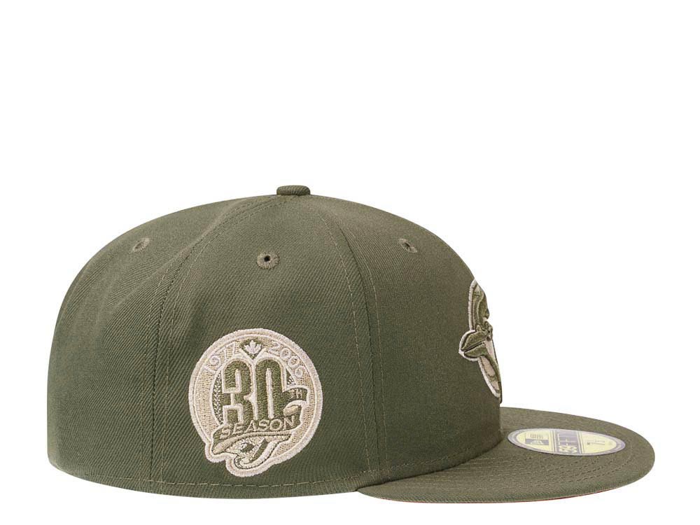 New Era Toronto Blue Jays 30th Season Olive Pinot Noir Edition 59Fifty Fitted Casquette