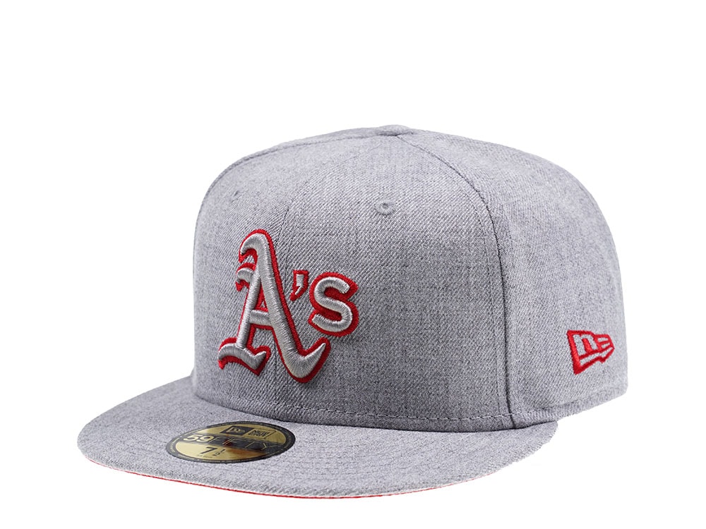 New Era Oakland Athletics Heather Prime Edition 59Fifty Fitted Casquette