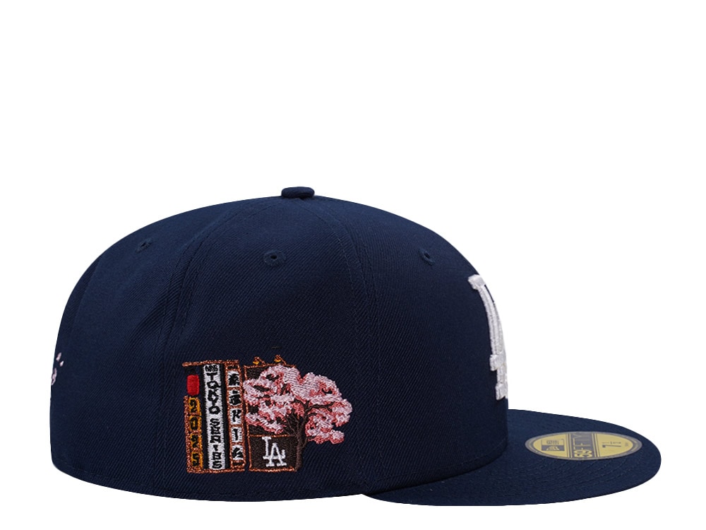 New Era Los Angeles Dodgers Tokyo Series 2025 Ocean Blue Prime Edition 59Fifty Fitted Casquette