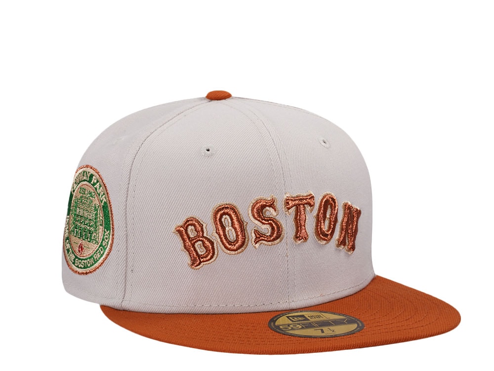 New Era Boston Red Sox Fenway Park Rusty Stone Two Tone Edition 59Fifty Fitted Casquette