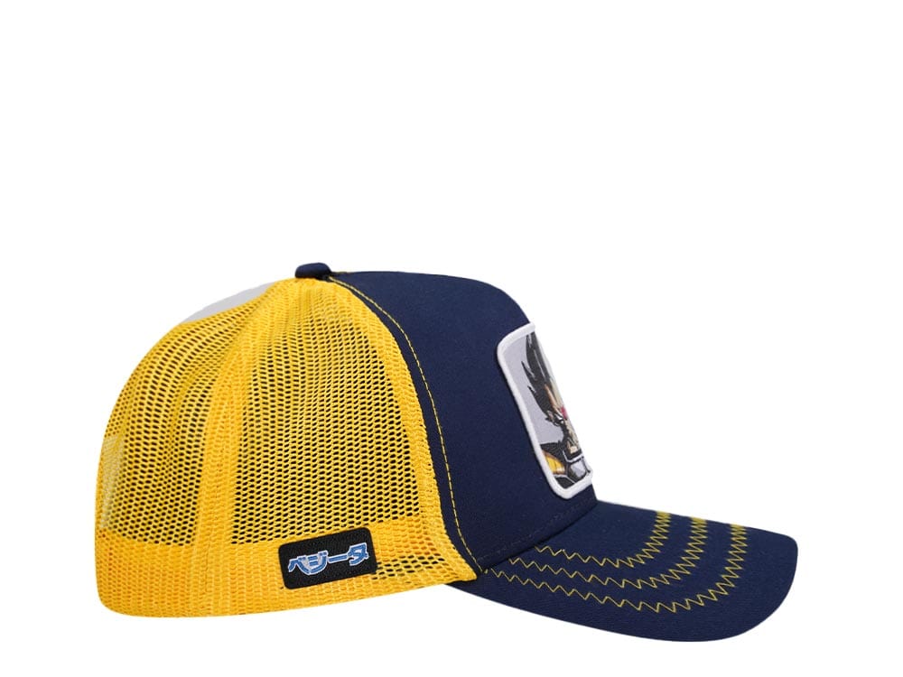 Capslab Dragon Ball Z Vegeta Blue/Yellow Trucker Snapback Casquette
