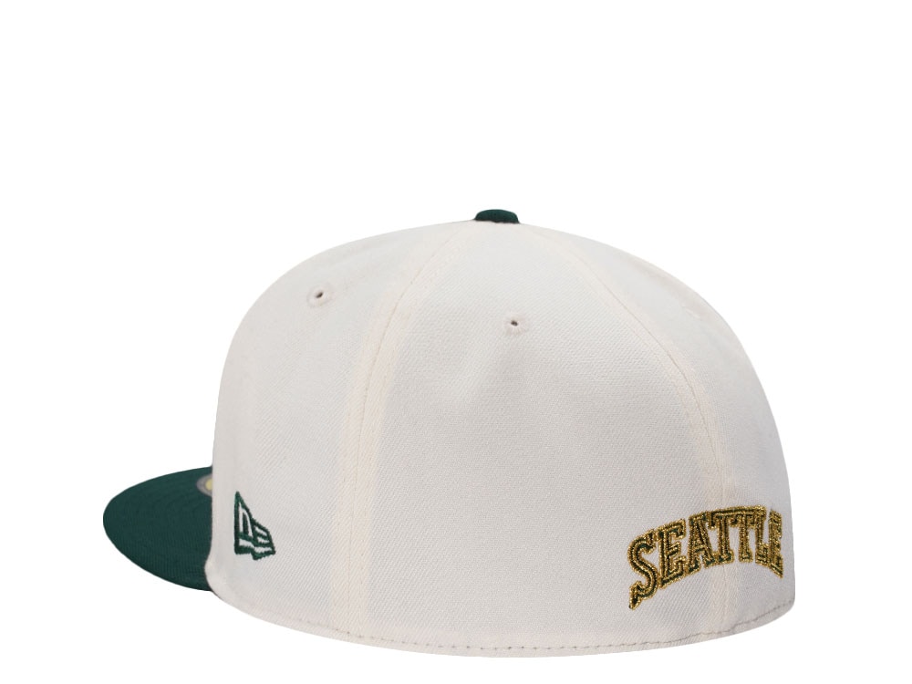 New Era Seattle Supersonics Legend Chrome Two Tone Edition 59Fifty Fitted Casquette