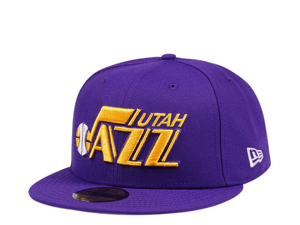 New Era Utah Jazz Throwback Jersey Fit Edition 59Fifty Fitted Casquette