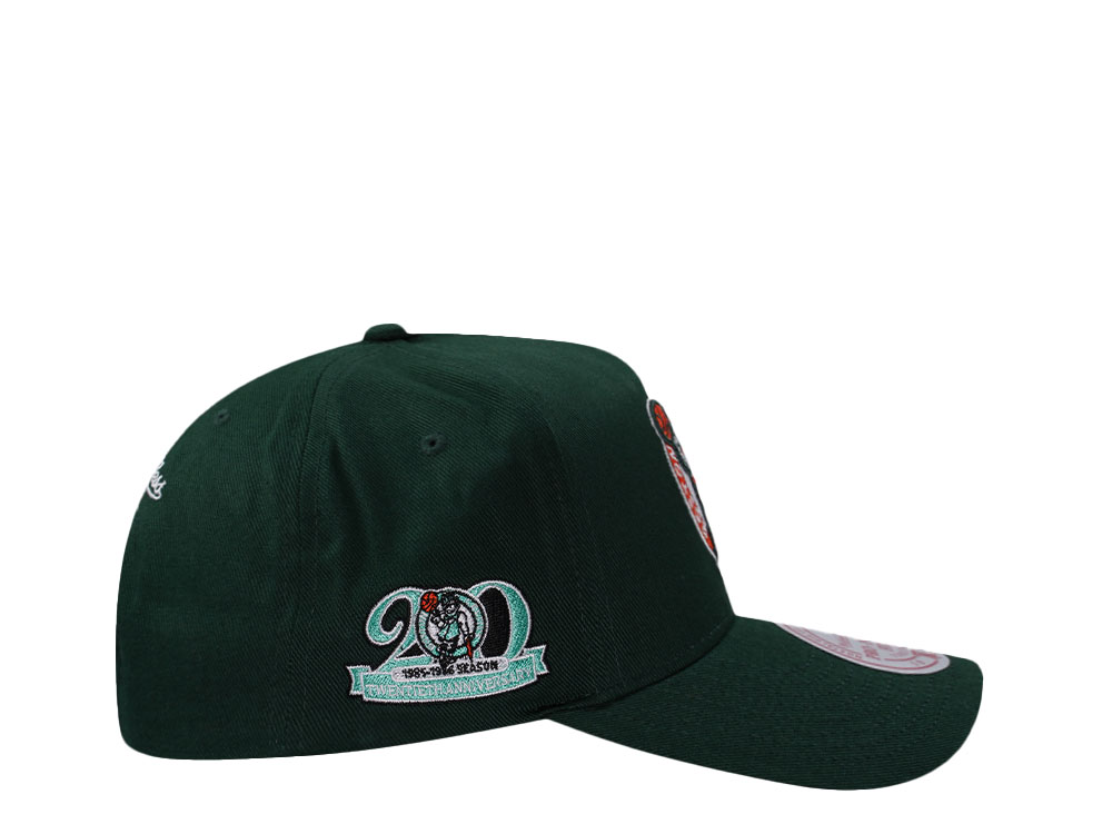 Mitchell & Ness Boston Celtics 20th Anniversary Green Edition Pro Pinch Fit Snapback Casquette