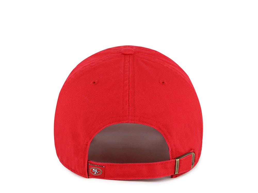 47Brand San Francisco 49ers Red Classic Edition Clean Up Strapback Casquette