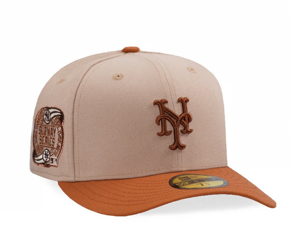 New Era New York Mets Subway Series Pumpkin Spice Edition Pre Curved 59Fifty Fitted Casquette