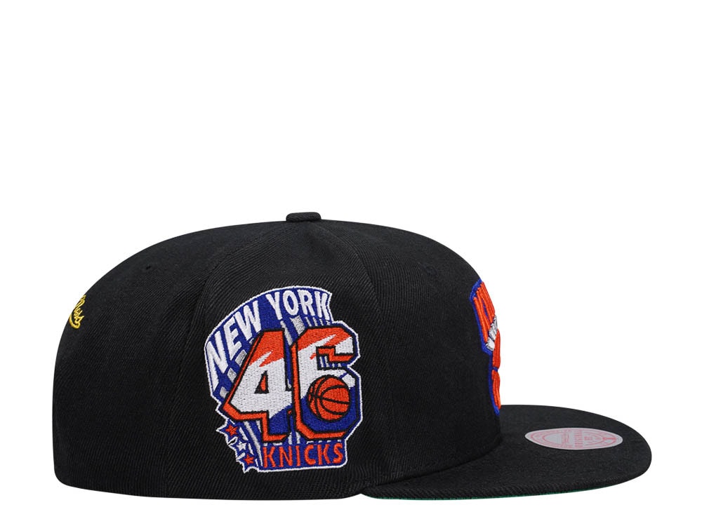 Mitchell & Ness New York Knicks NBA Black Side Jam Throwback Edition Snapback Casquette