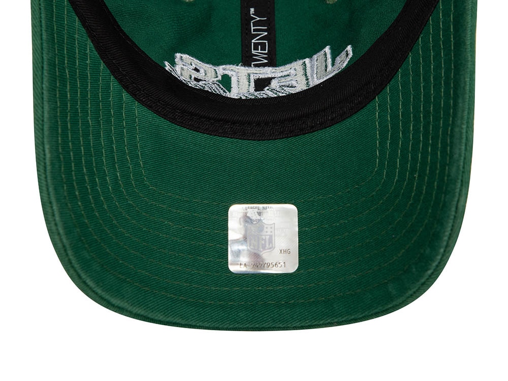 New Era New York Jets NFL Script Green 9Twenty Strapback Casquette