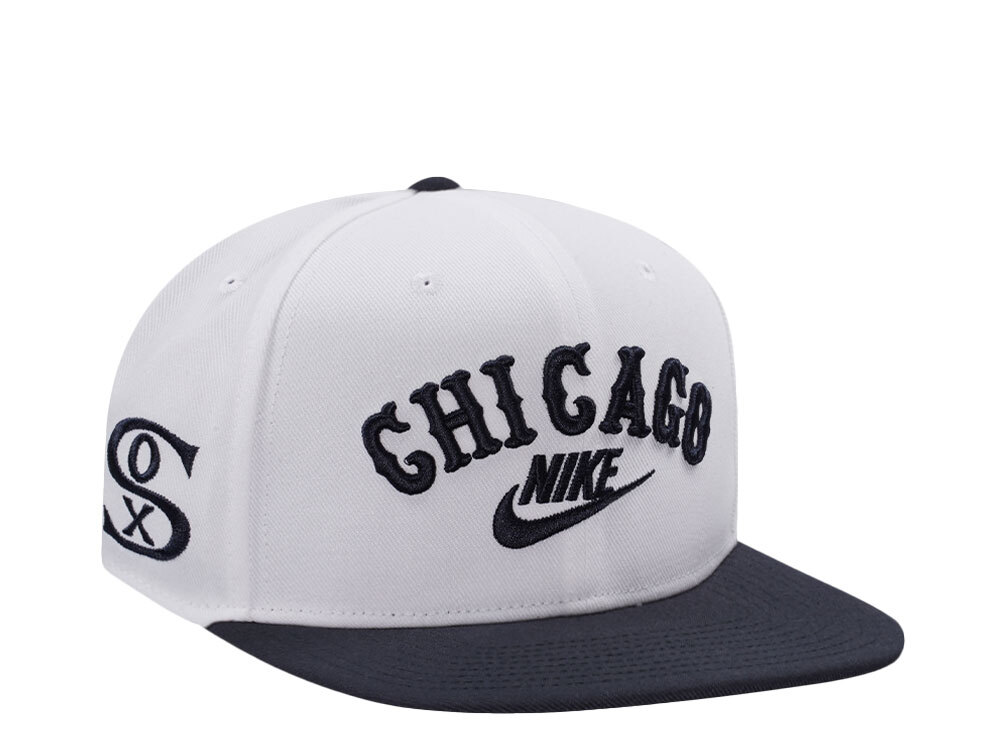 Nike Chicago White Sox 1976-85 Cooperstwon Dri-Fit White Edition Snapback Casquette