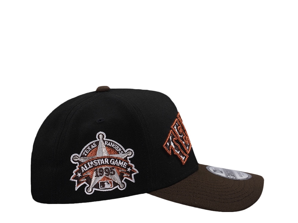 New Era Texas Rangers All Star Game 1995 Black Two Tone Edition 9Forty A Frame Snapback Casquette