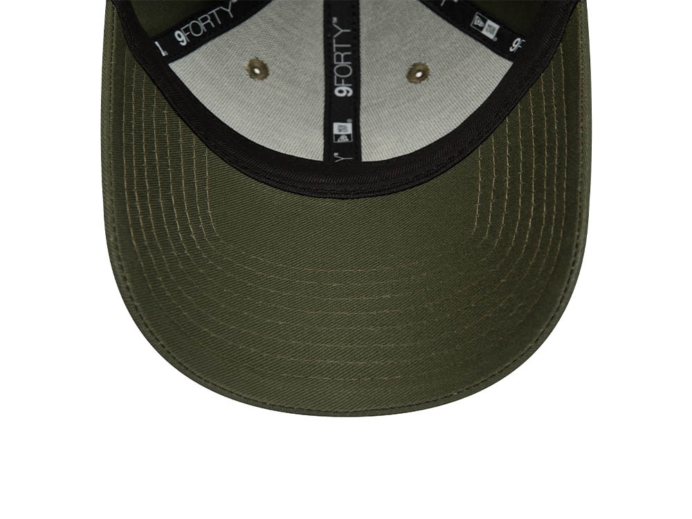 New Era New York Yankees League Essential Olive Womens 9Forty Strapback Casquette