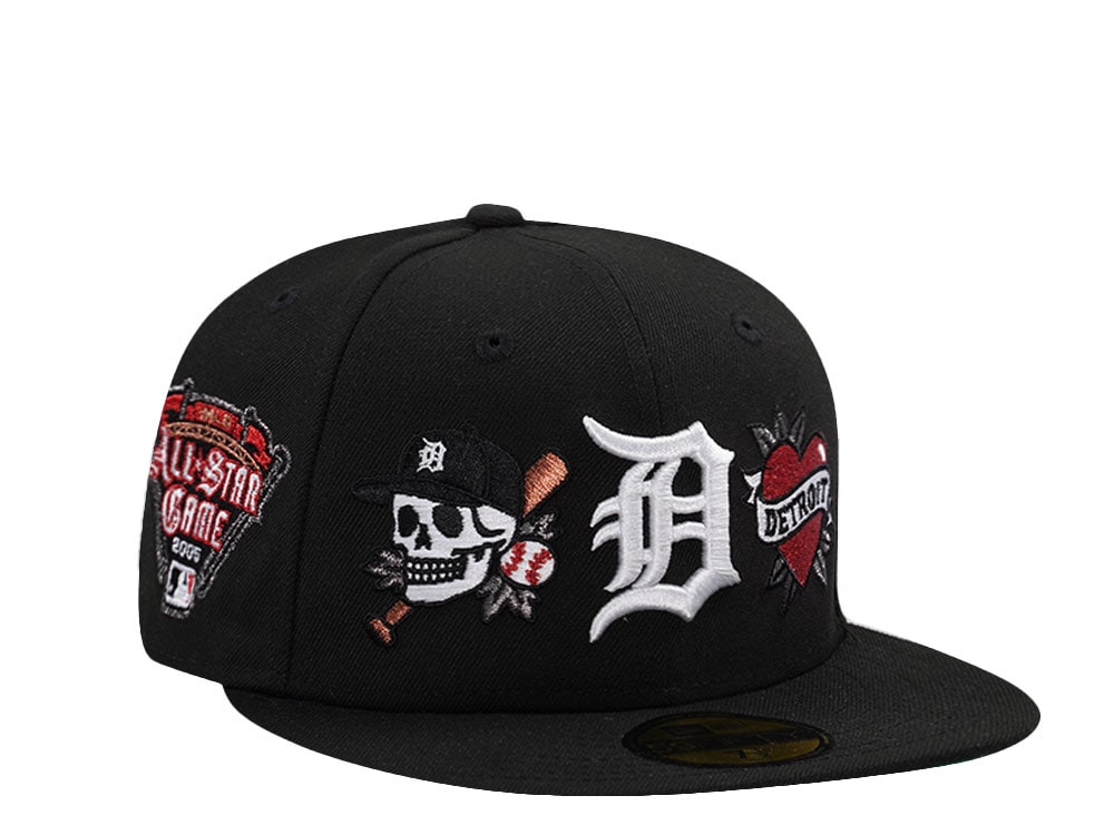 New Era Detroit Tigers All Star Game 2005 Tattoo Black Prime Edition 59Fifty Fitted Casquette