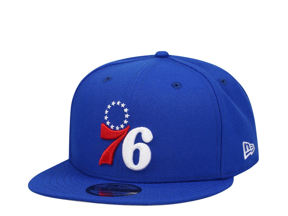 New Era Philadelphia 76ers Blue Classic Edition 9Fifty Snapback Casquette