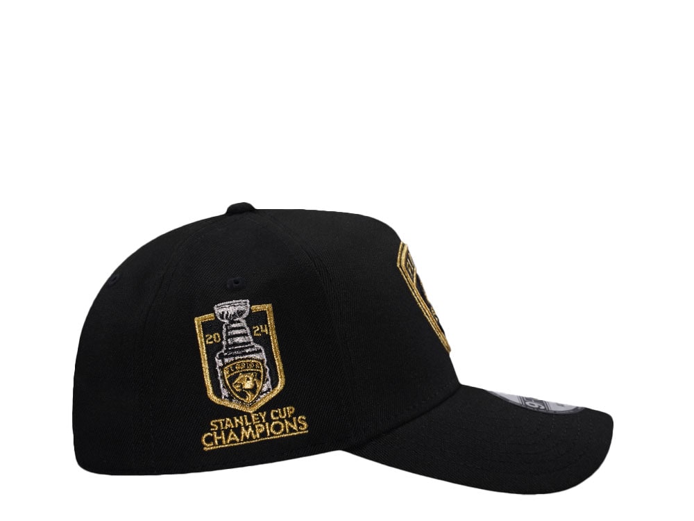 New Era Florida Panthers Stanley Cup Champions 2024 Metallic Prime Edition 9Forty A Frame Snapback Casquette