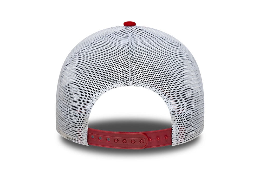 New Era Asroma Faux Suede Maroon Edition 9Forty A Frame Trucker Snapback Casquette