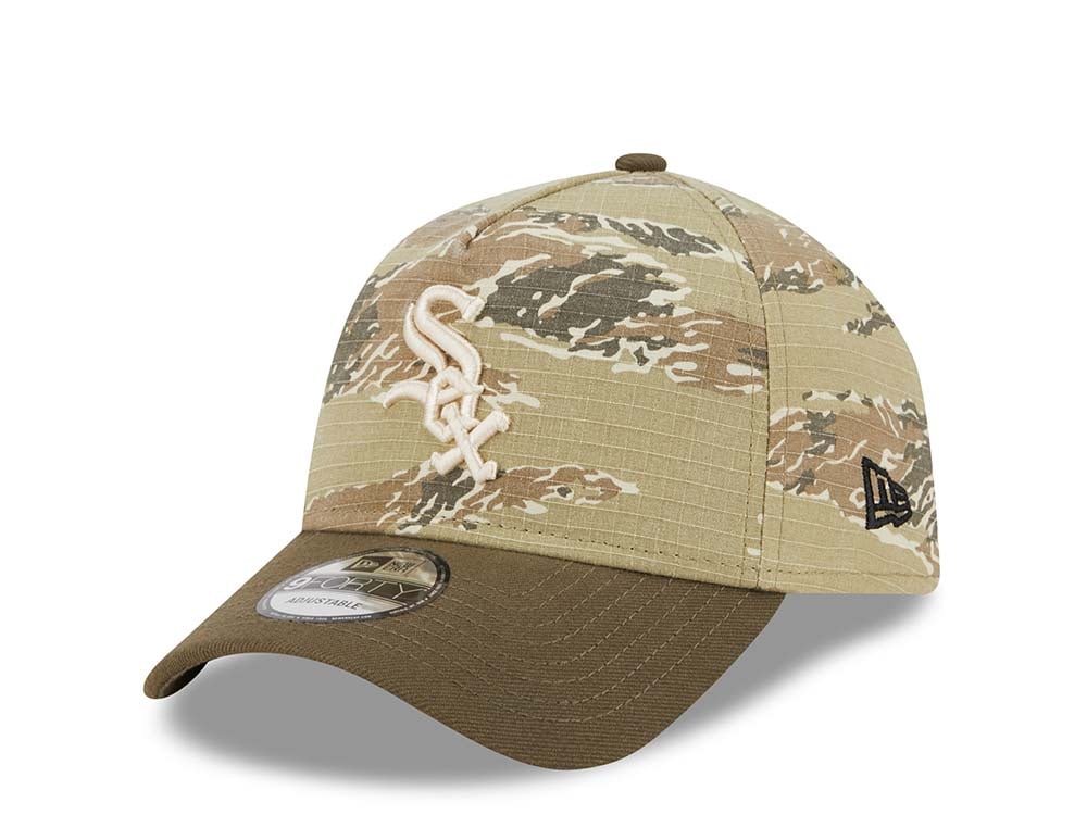 New Era Chicago White Sox Tiger Camo Two Tone 9Forty A Frame Snapback Casquette