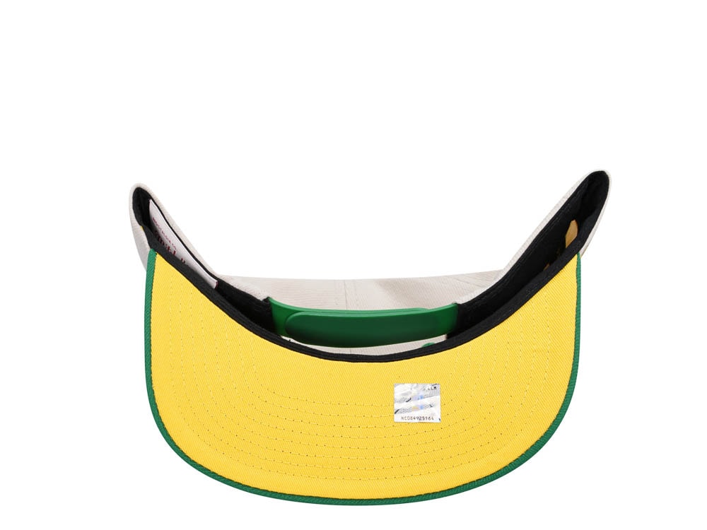 Mitchell & Ness Seattle Supersonics Sail Off White Two Tone Snapback Casquette