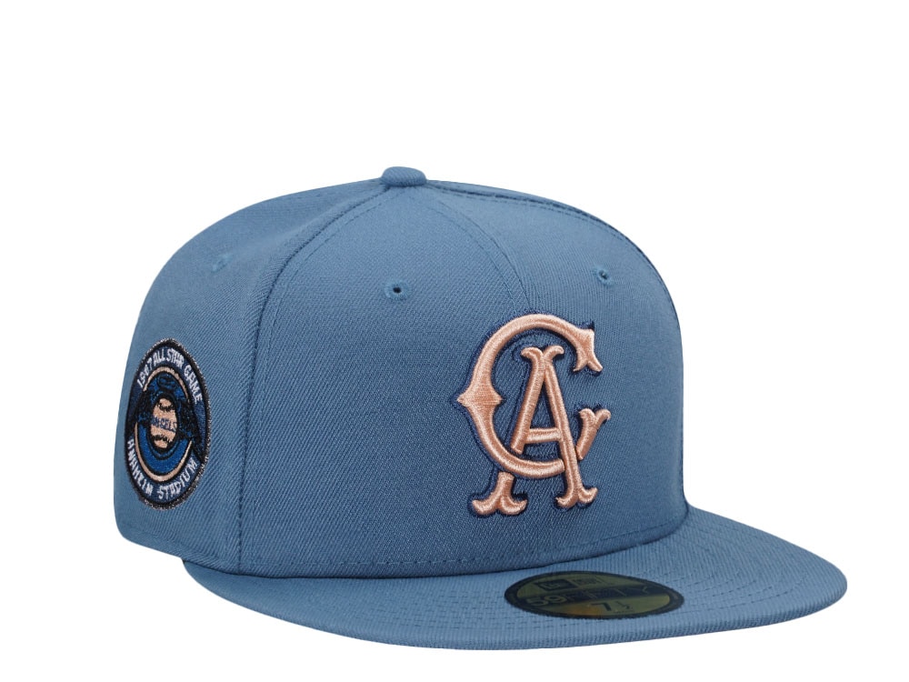 New Era California Angels All Star Game 1967 Indigo Peach Edition 59Fifty Fitted Casquette
