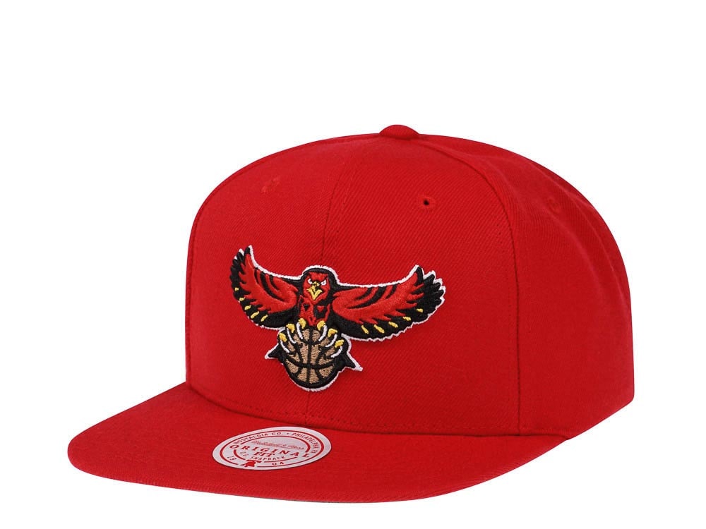 Mitchell & Ness Atlanta Hawks Hardwood Classics Snapback Casquette