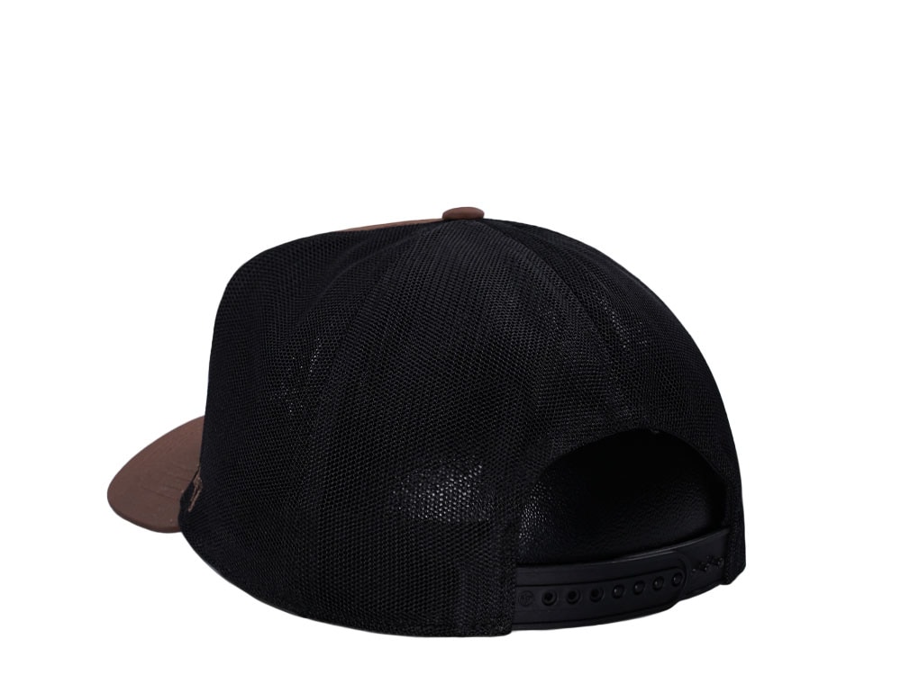47Brand Los Angeles Dodgers Brown Outskirts Trucker Snapback Casquette