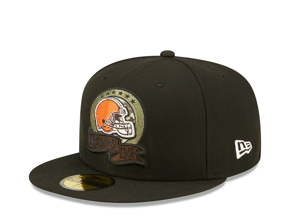 New Era Cleveland Browns Salute to Service 2022 Fitted 59Fifty Casquette