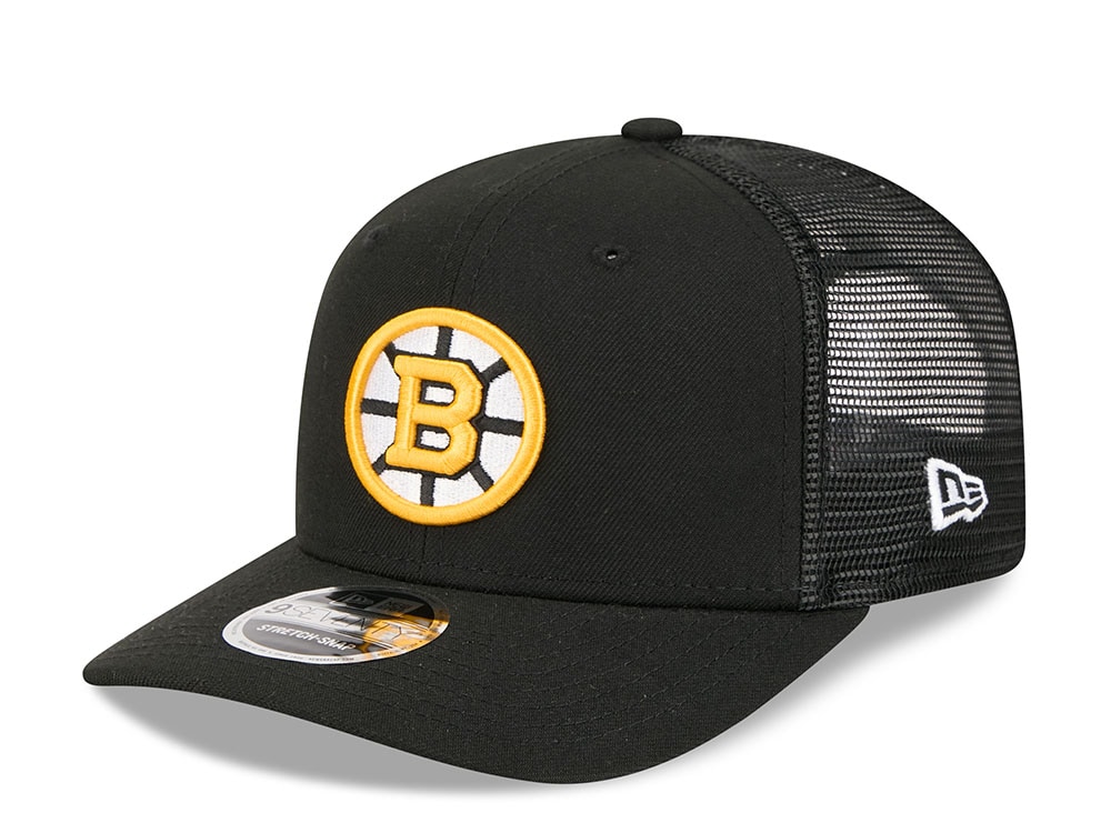 New Era Boston Bruins Black Edition 9Seventy Trucker Snapback Casquette