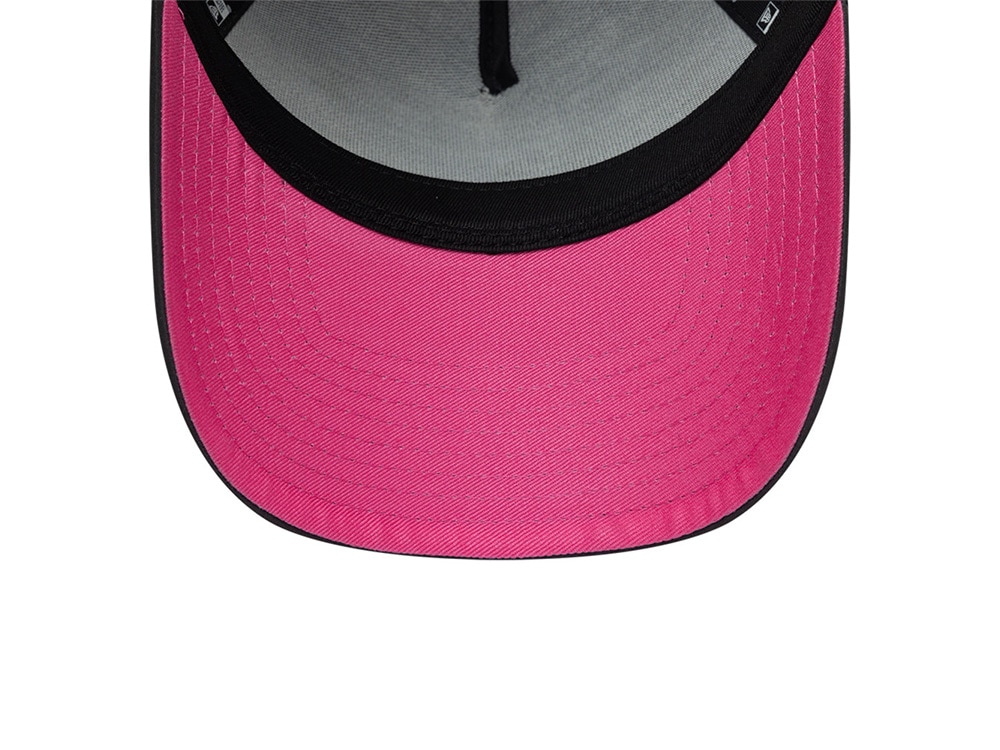 New Era Paris Saint Germain Neon Pink Gray Prime Edition 9Forty A Frame Trucker Snapback Casquette