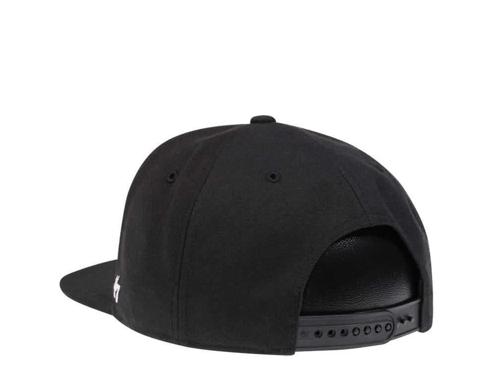 47Brand Chicago Blackhawks No Shot Black Captain Snapback Casquette