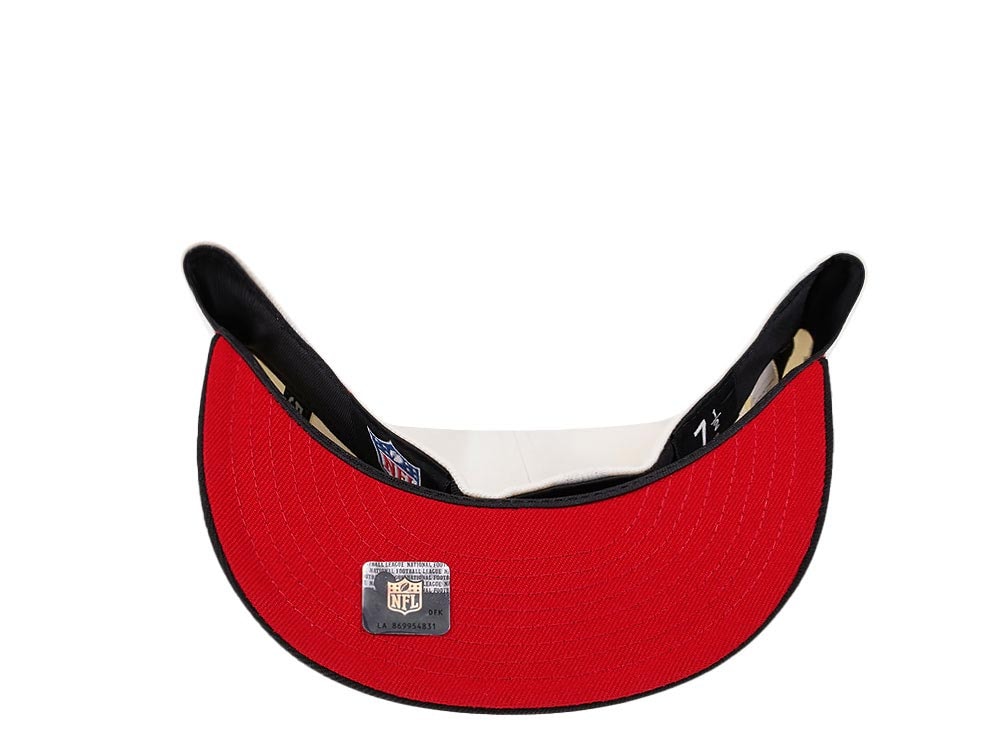 New Era Atlanta Falcons 50th Anniversary Cream Dome Edition 59Fifty Fitted Casquette