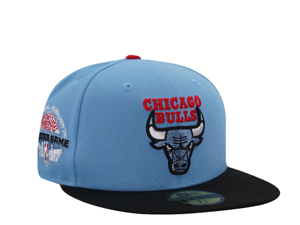 New Era Chicago Bulls All Star Game 1988 Sky Blue Two Tone Edition 59Fifty Fitted Casquette