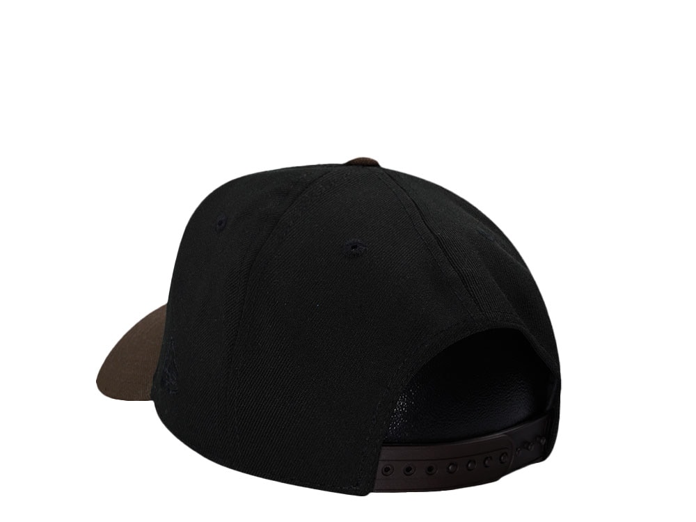 New Era Cleveland Browns 60th Anniversary Black Two Tone Edition 9Forty A Frame Snapback Casquette