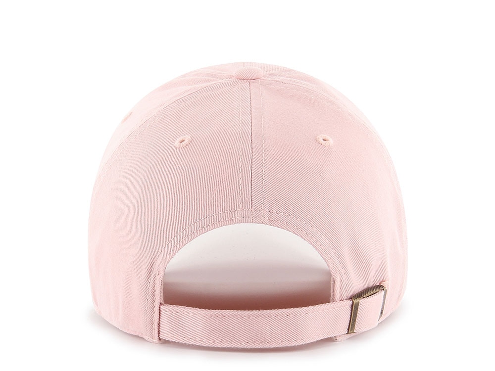 47 Brand New York Yankees Pink Clean Up Strapback Casquette