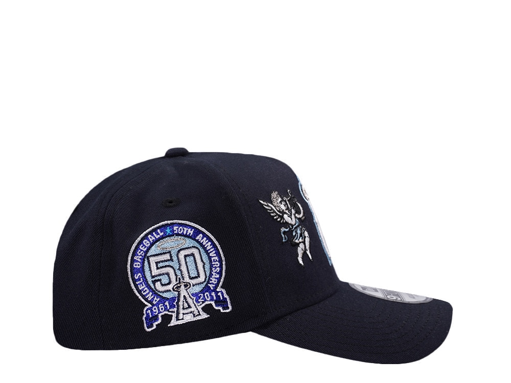 New Era Anaheim Angels 50th Anniversary Cupids Navy Prime Edition 9Forty A Frame Snapback Casquette