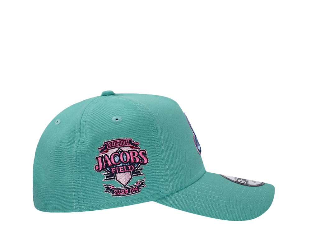 New Era Cleveland Indians Inaugural Season 1994 Candy Mint Prime Edition 9Forty A Frame Snapback Casquette