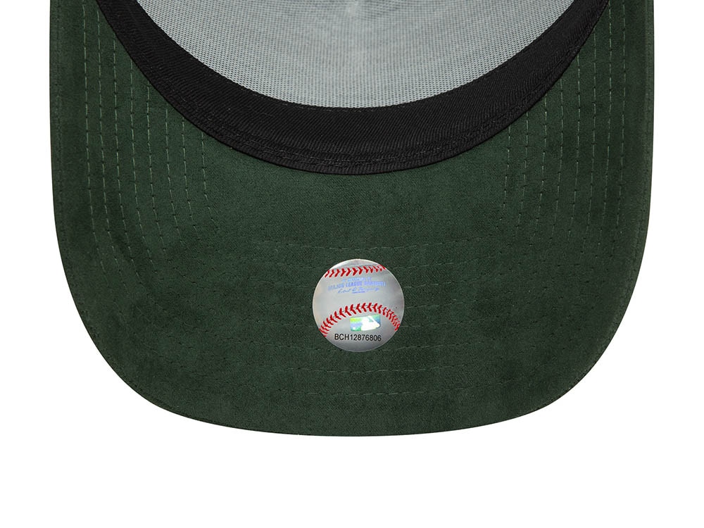 New Era Los Angeles Dodgers Faux Suede Edition Green 9Forty A Frame Snapback Casquette