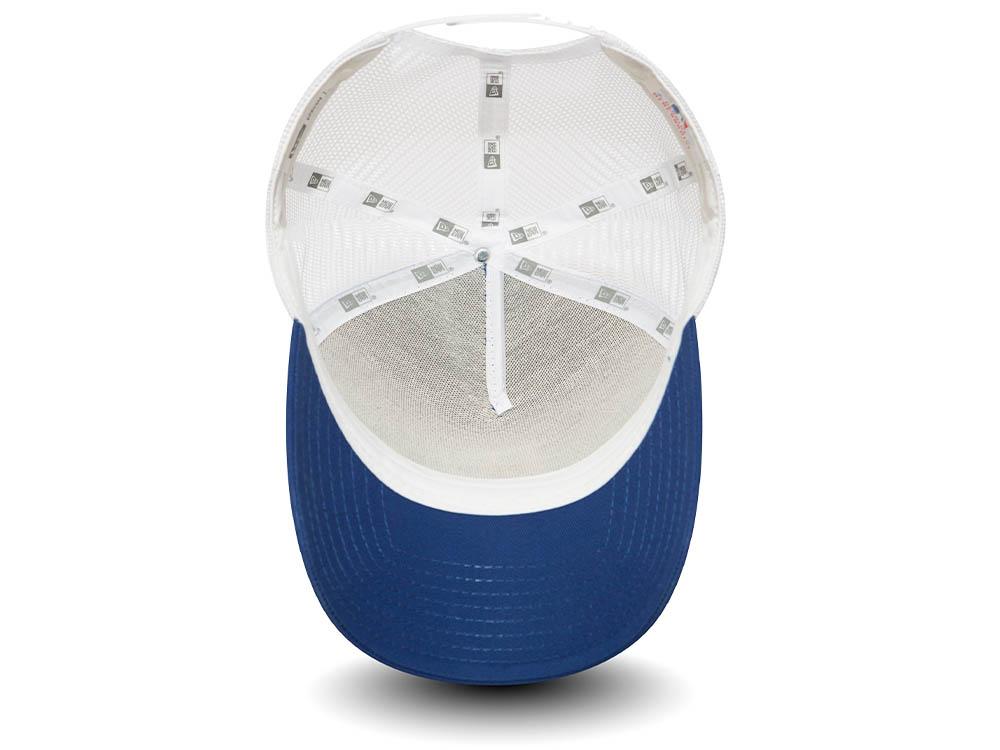 New Era Los Angeles Dodgers League Essential Blue 9Forty A Frame Trucker Snapback Casquette