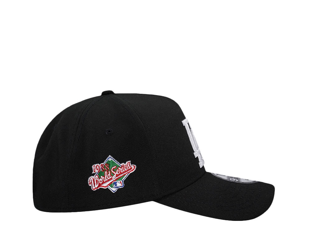 New Era Los Angeles Dodgers World Series Black Red Edition 9Forty A Frame Snapback Casquette