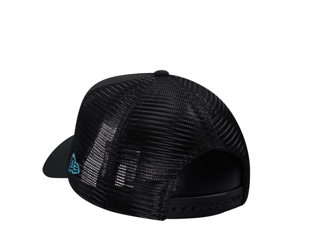 New Era Miami Heat Classic Black Trucker 9Forty A Frame Snapback Casquette