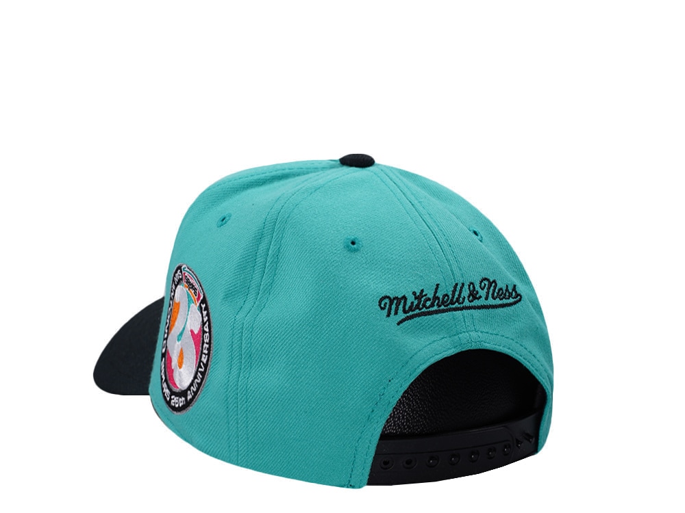 Mitchell & Ness San Antonio Spurs NBA In The City Teal Edition Pro Pinch Fit Snapback Casquette